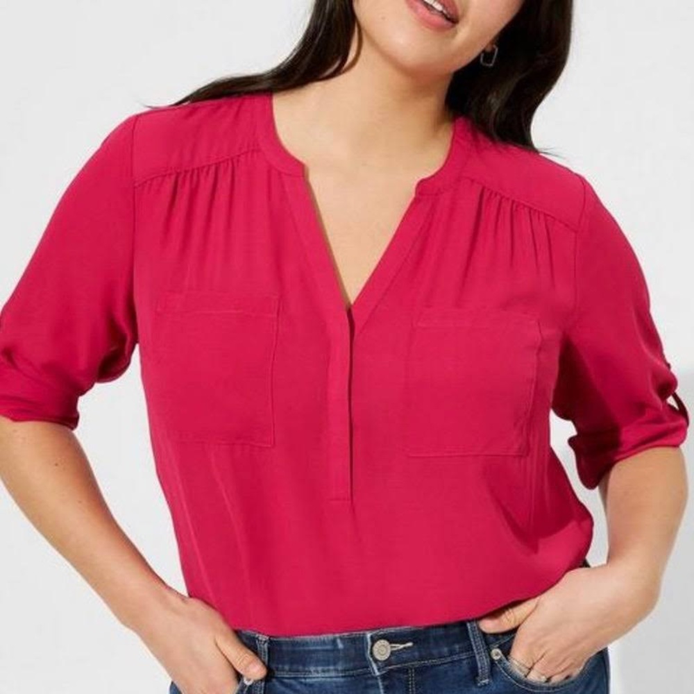 NWT 4X Torrid Georgette Top